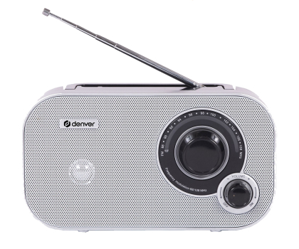 Radio i budzik Denver Radio FM Denver TR-51 białe